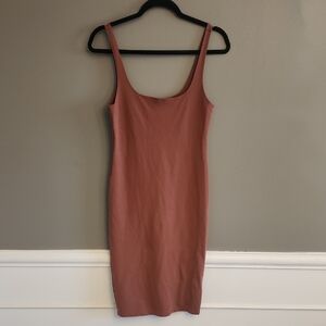 Forever 21 Brown Form Fitting Dress